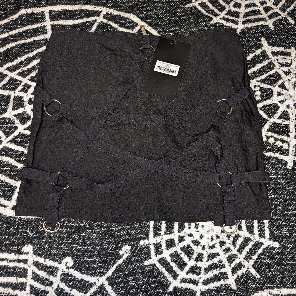 Harness pentagram killstar skirt